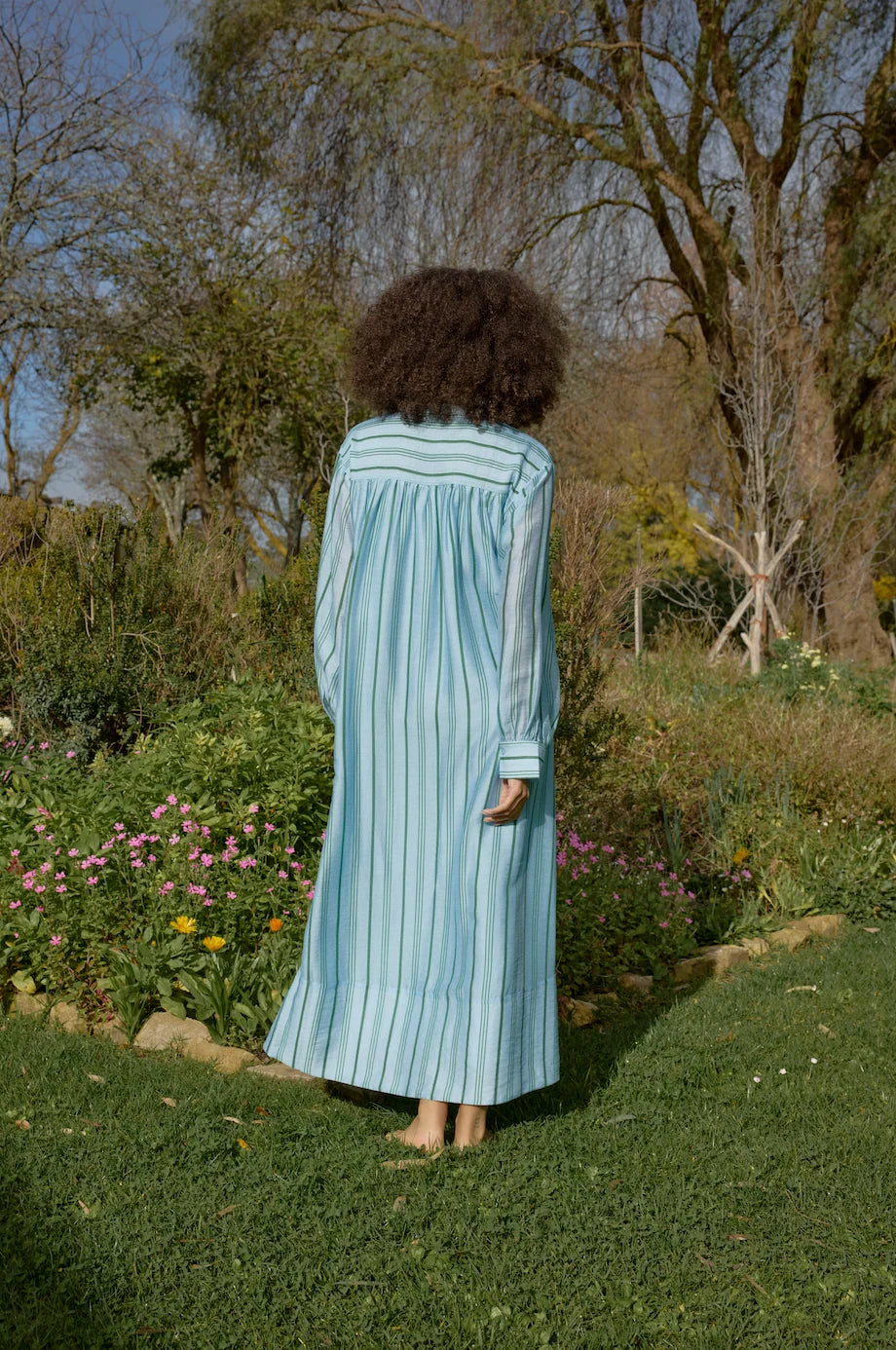 Emersyn Dress Bluebell Stripe