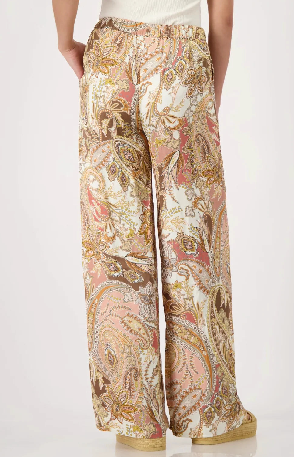 Pants With Lea Reg Paisley Mocca