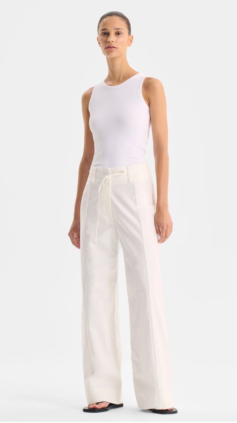Elliott Pant White