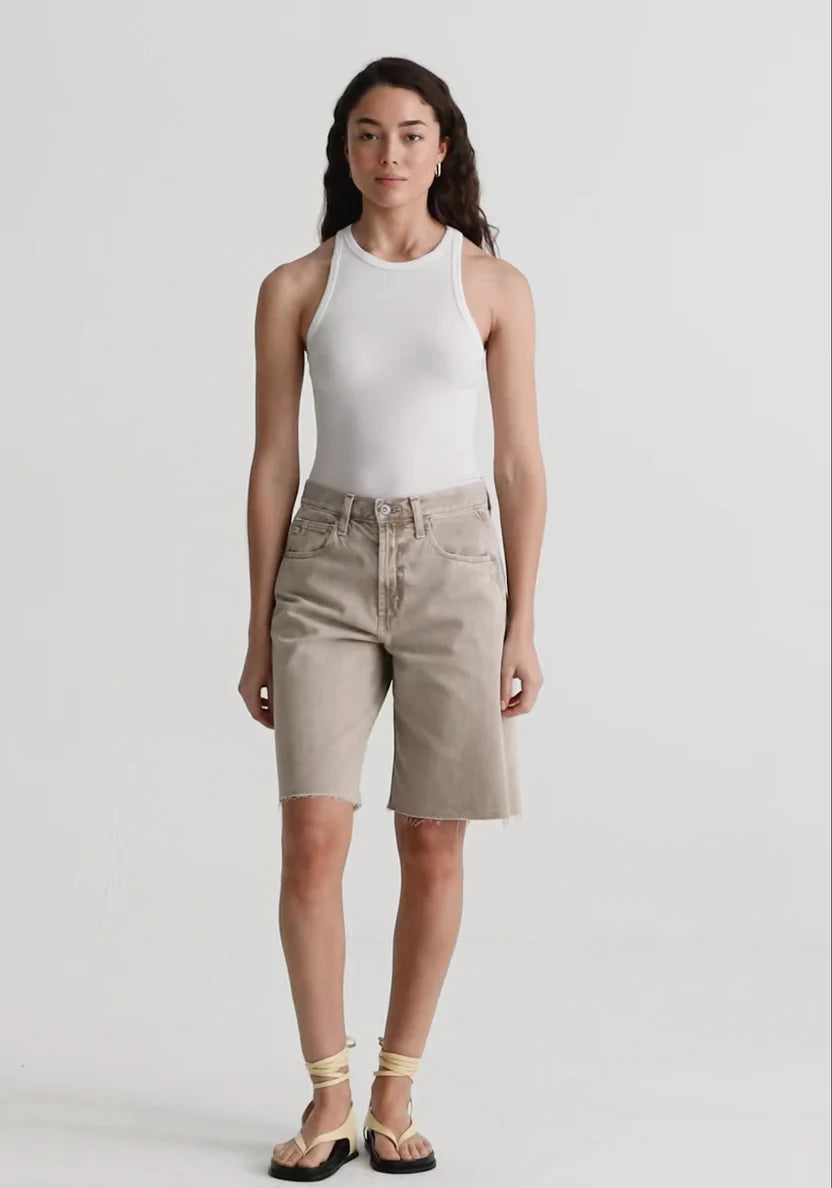 Hattie Short Sulfur Simple Taupe