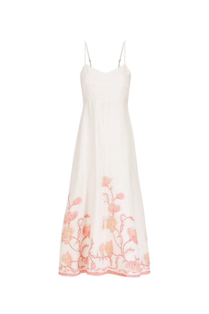 Teeva Dress Hibiscus Bloom Pink