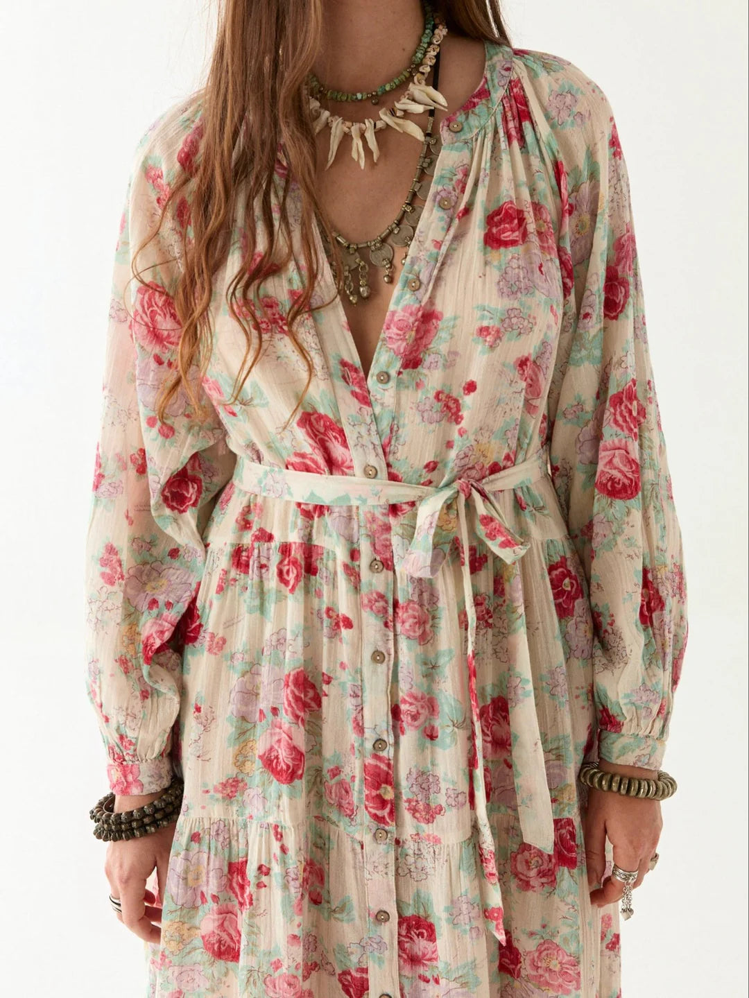 Agustina Dress Candy Roses