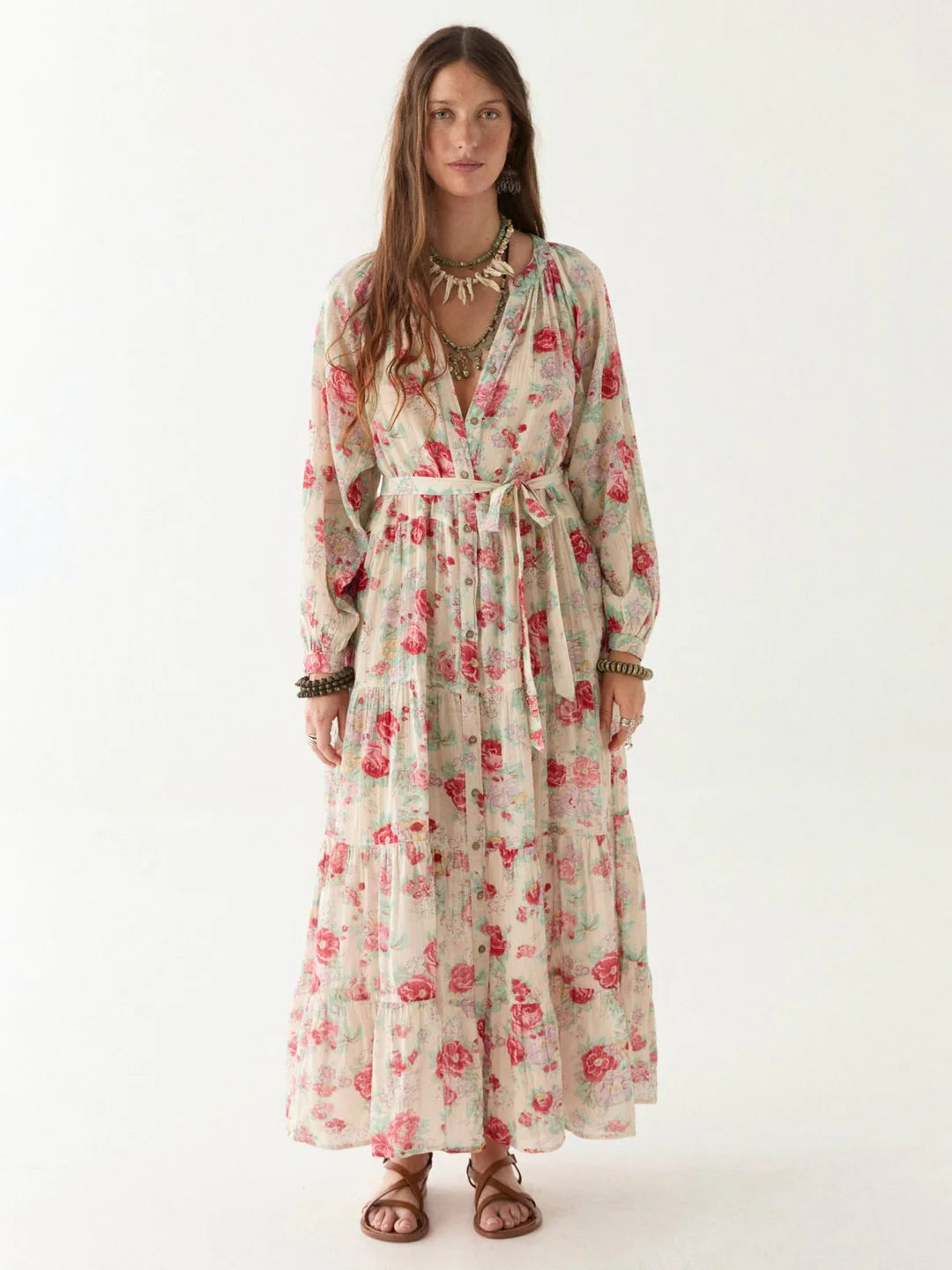 Agustina Dress Candy Roses