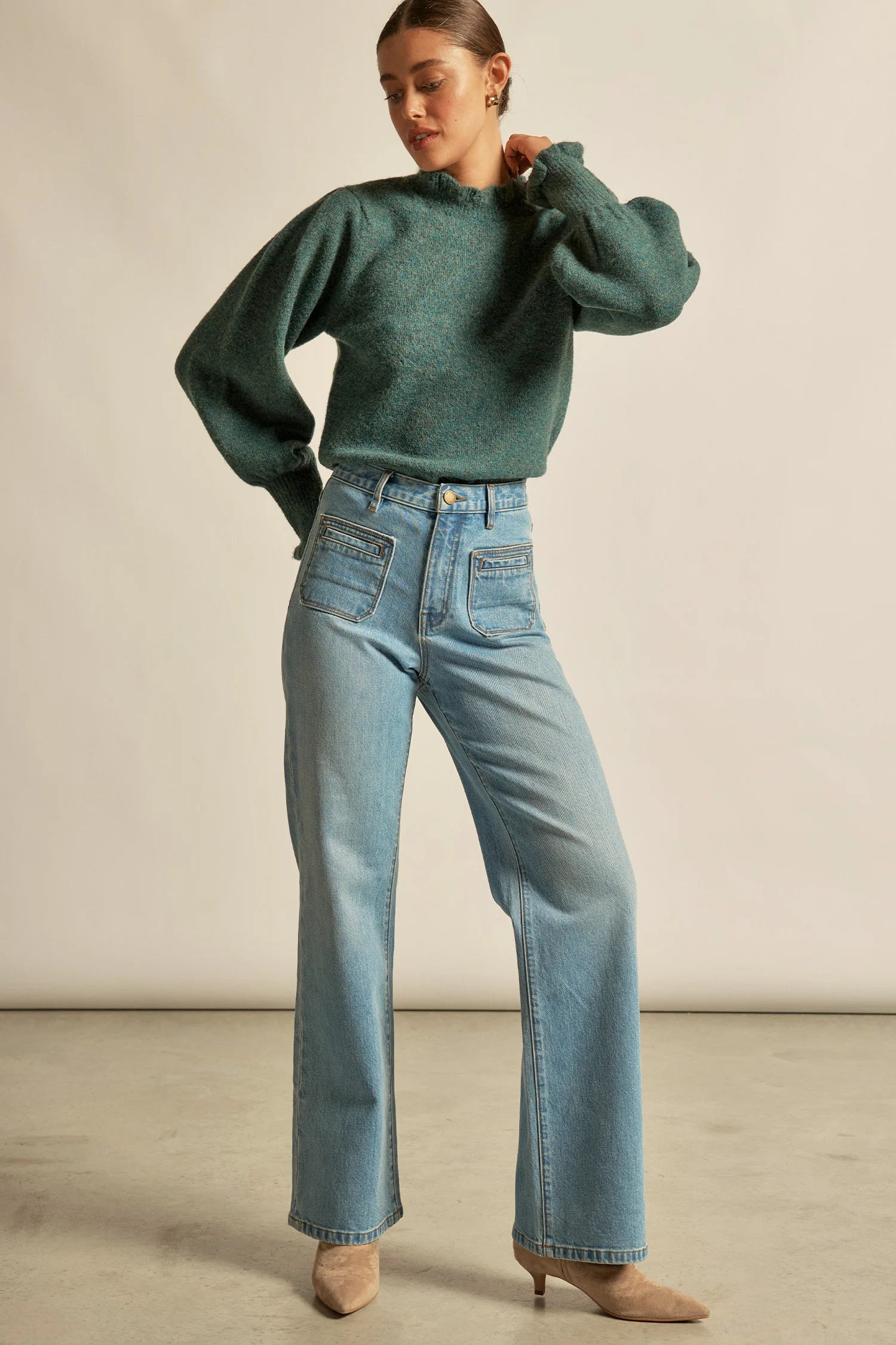 Ascent Knit Green