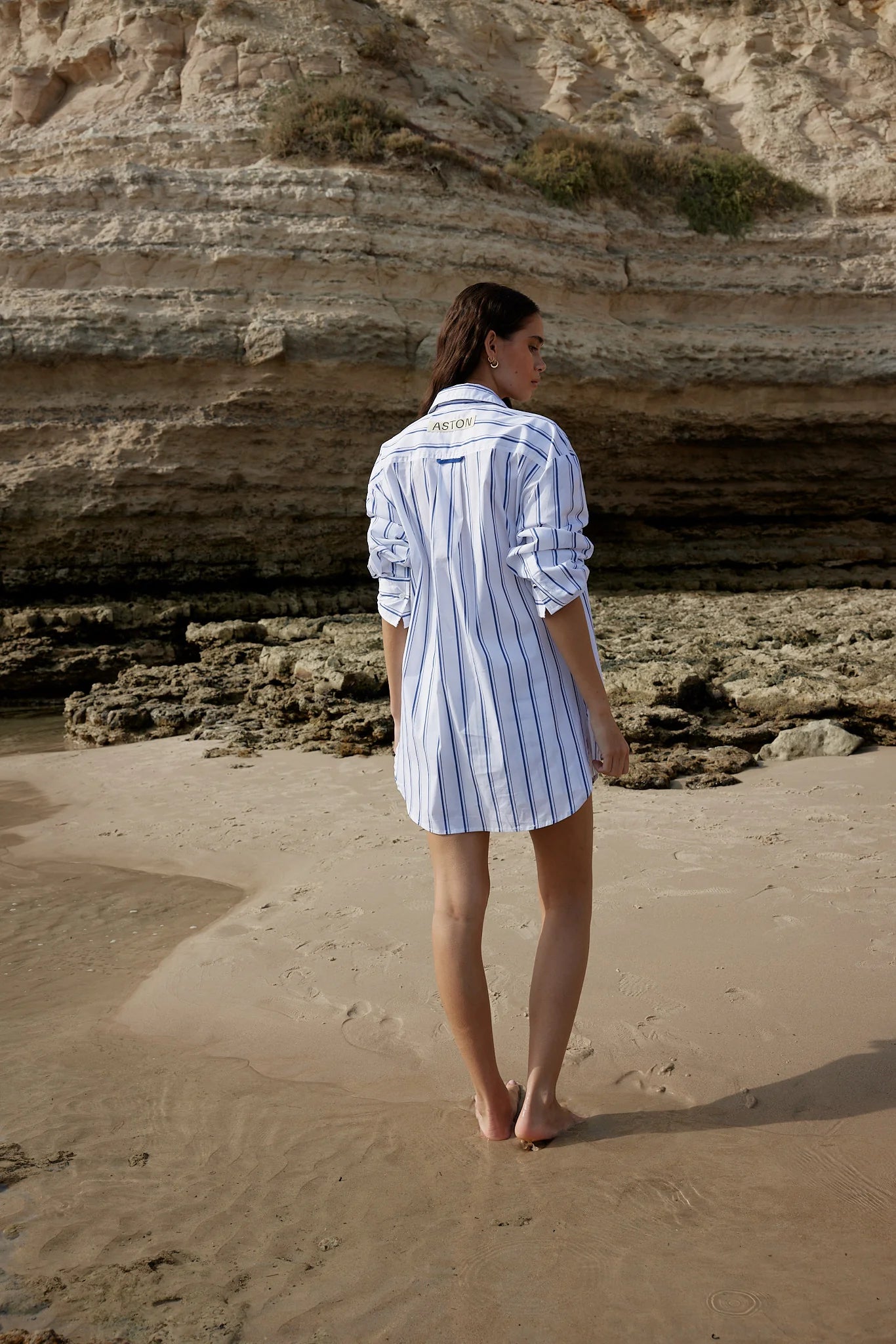 Buddy Shirt Celeste Stripe