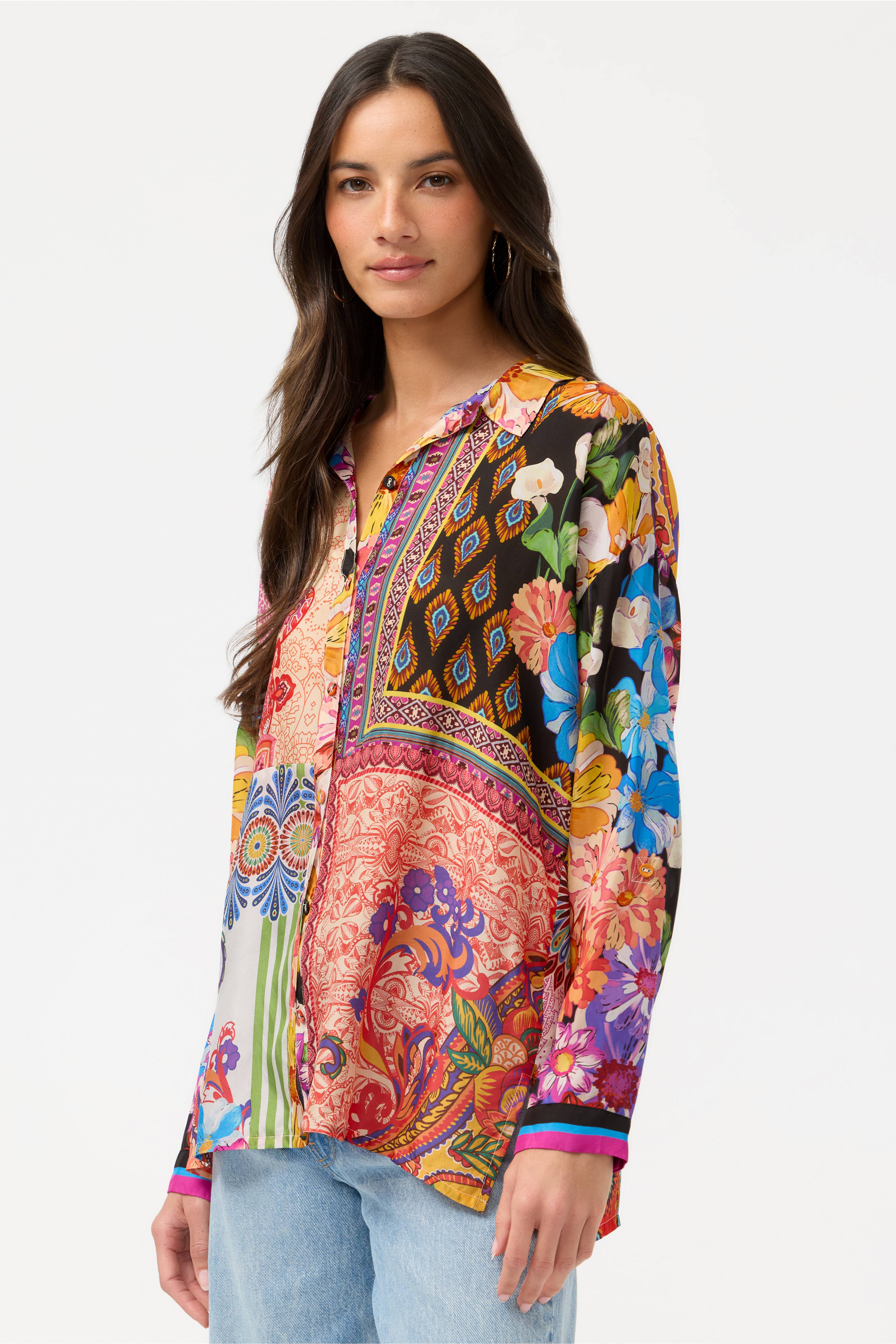 Audrey Shirt Magnolia Patchwork