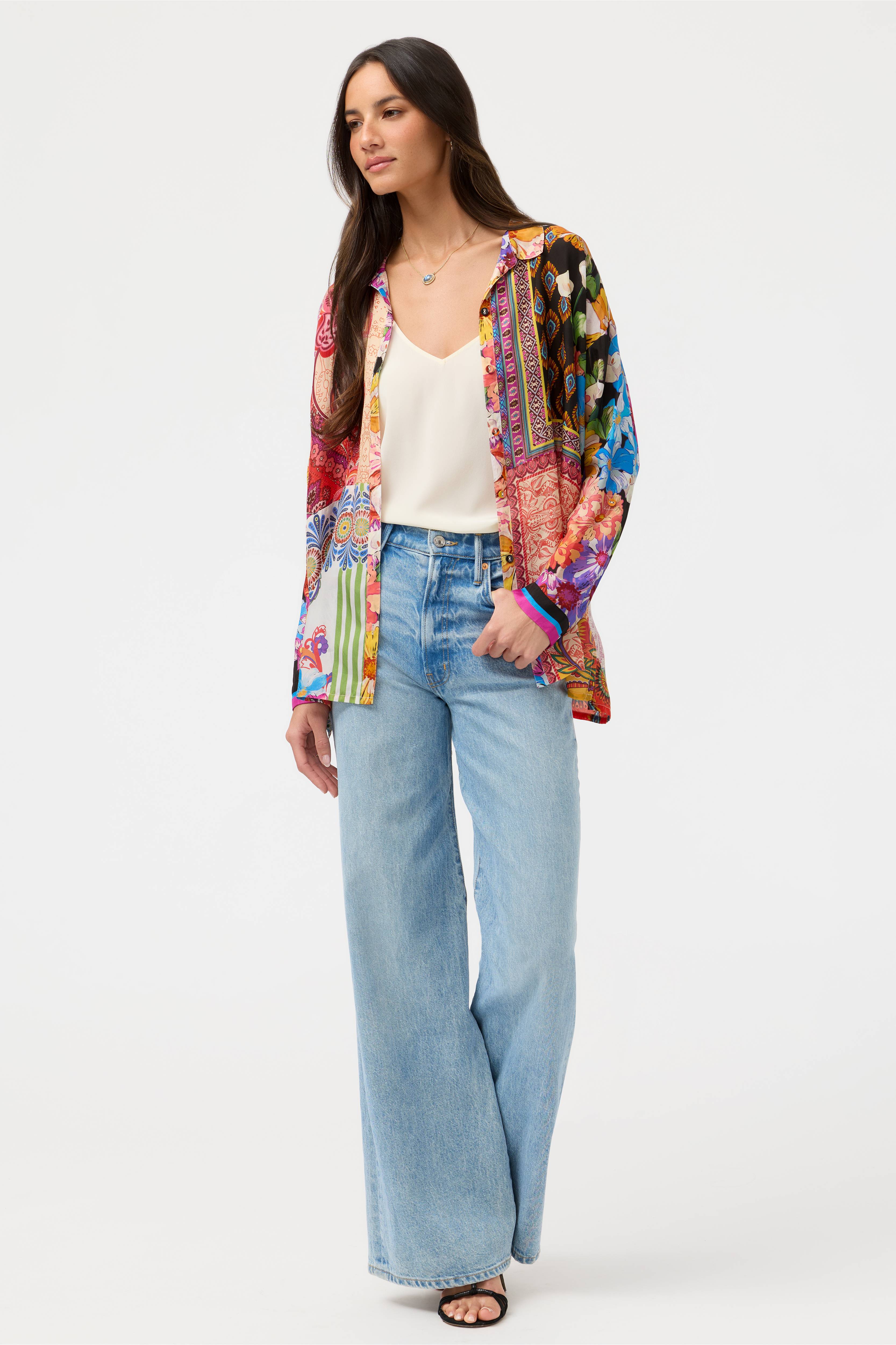 Audrey Shirt Magnolia Patchwork