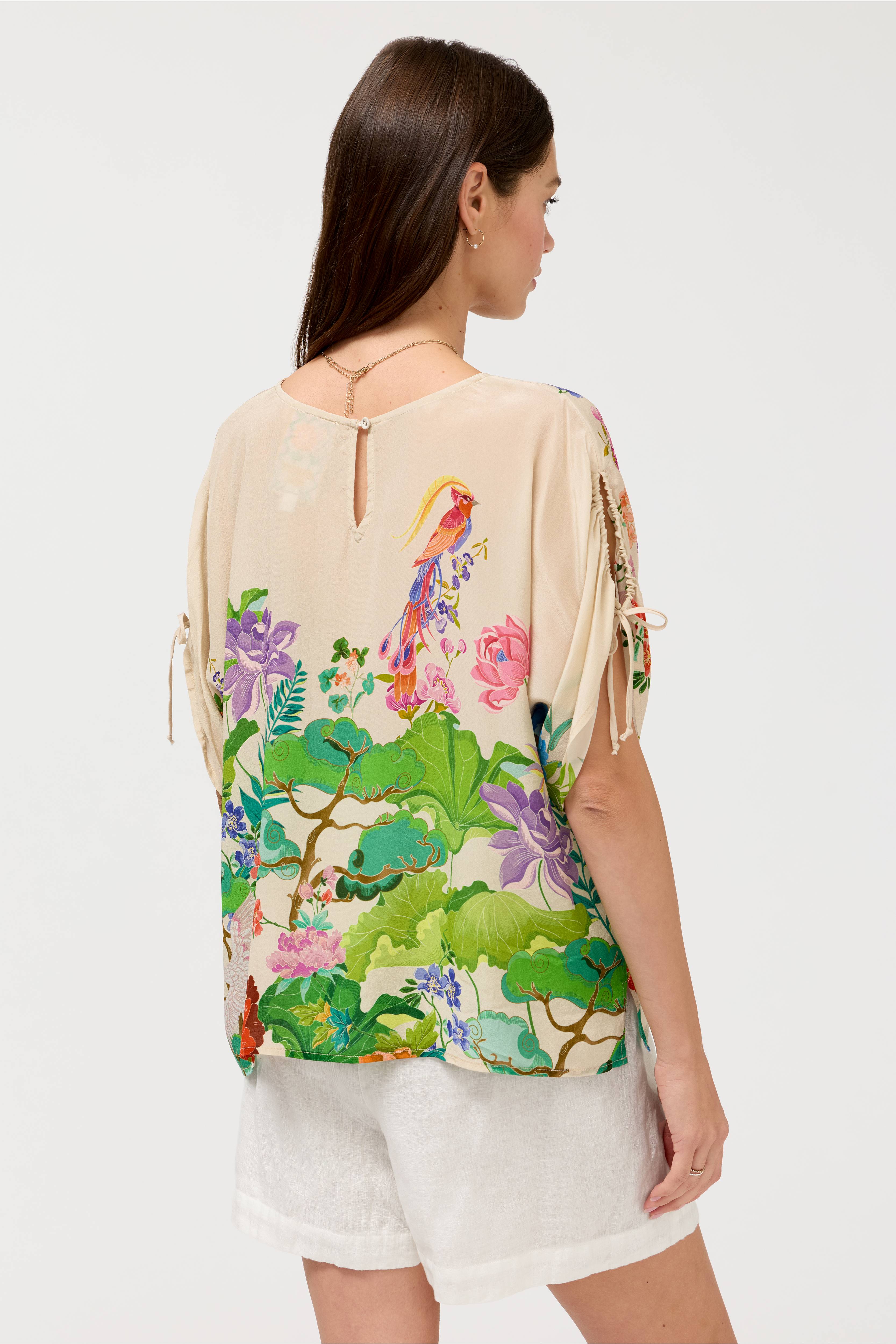 Bluet Drawcord Sleeve Blouse Thoria