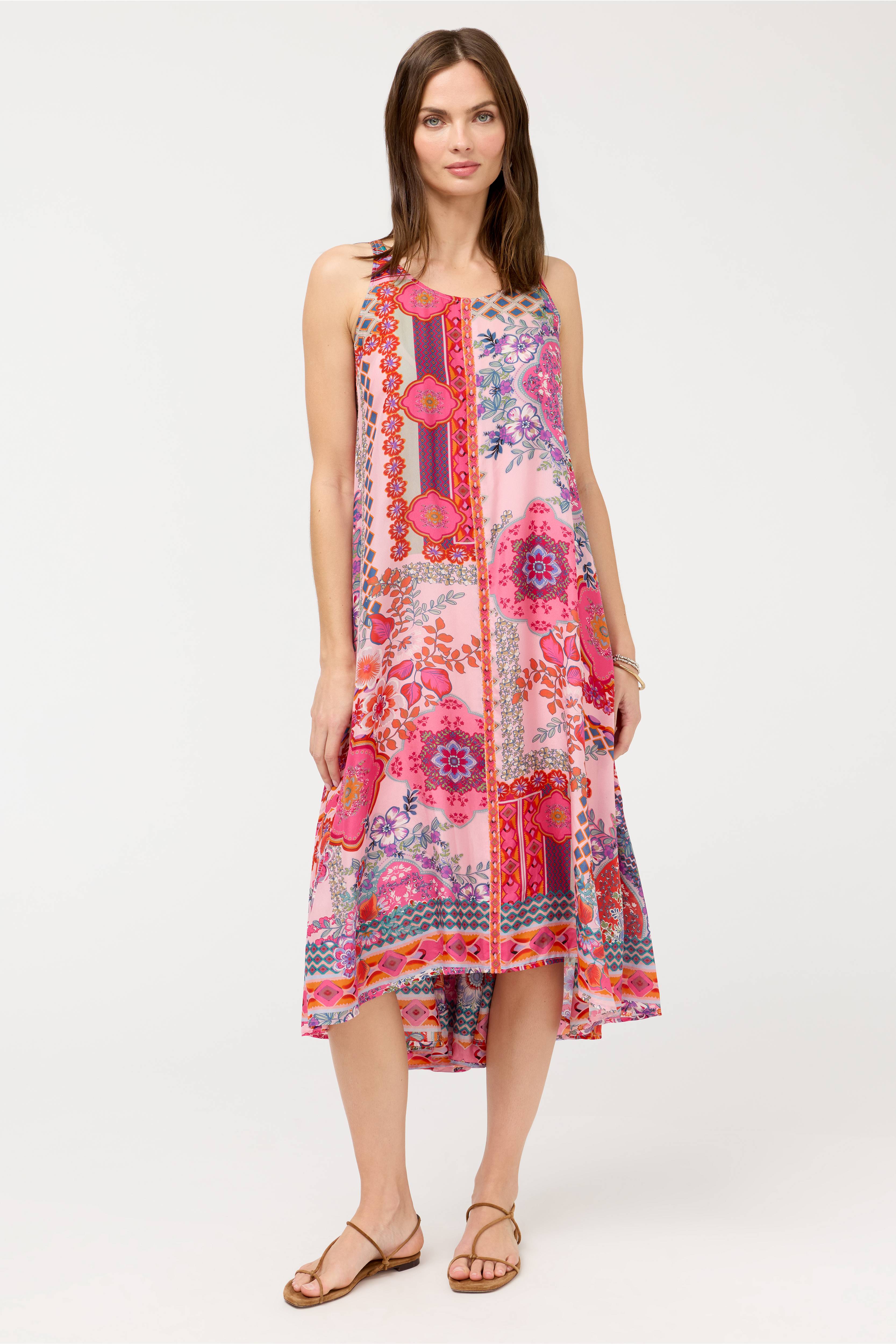 Dornaz Scoop Neck Dress Tami