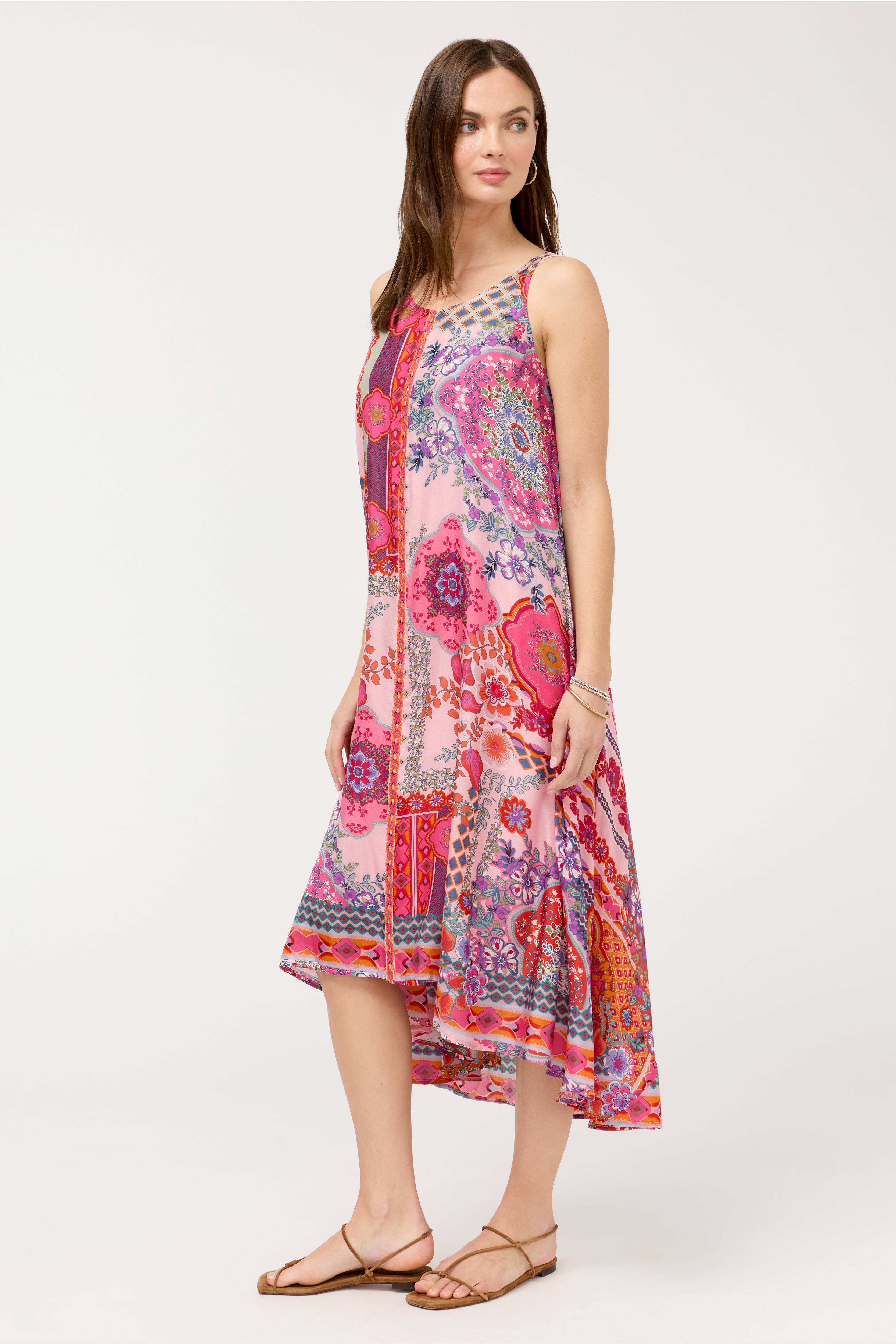 Dornaz Scoop Neck Dress Tami