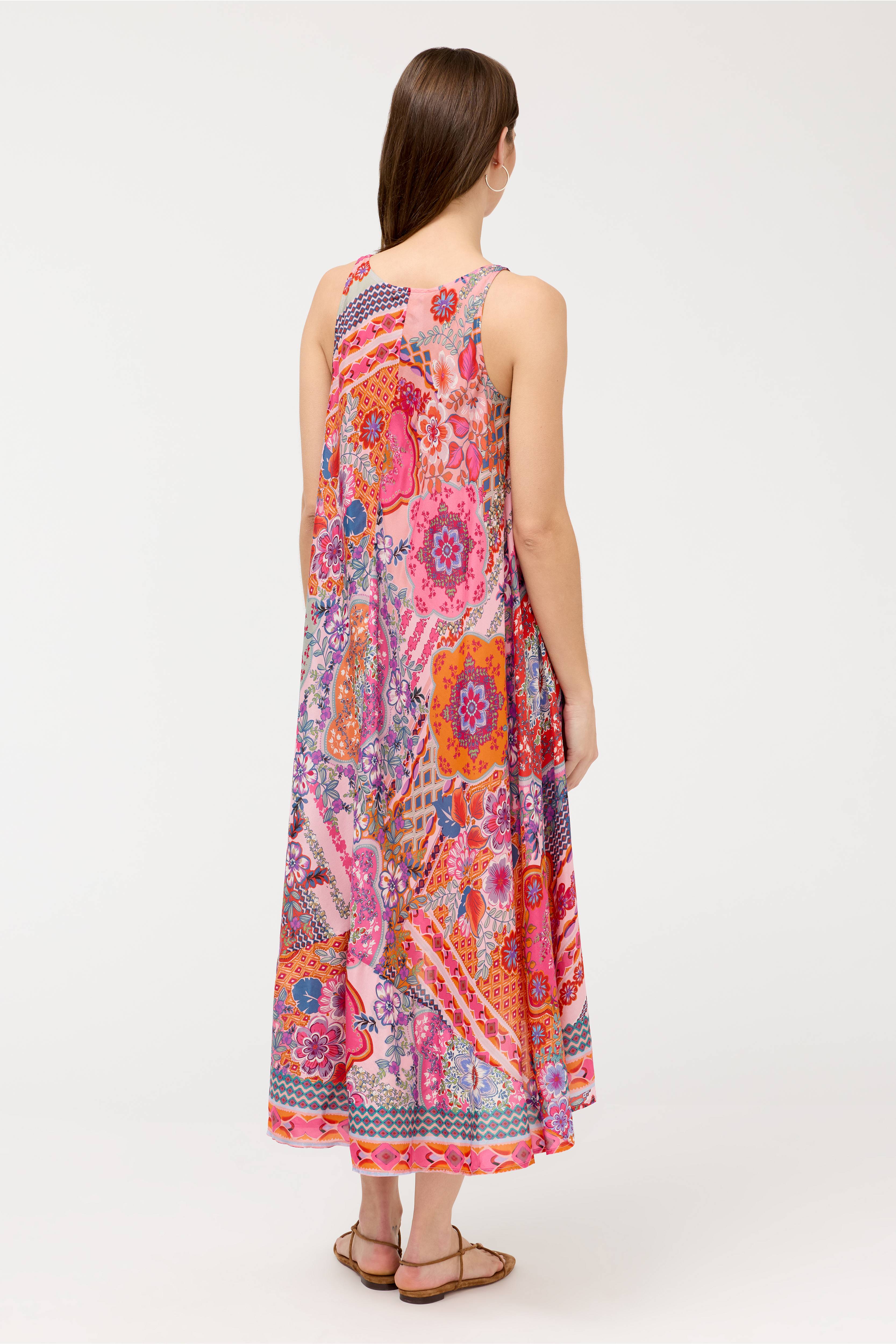 Dornaz Scoop Neck Dress Tami