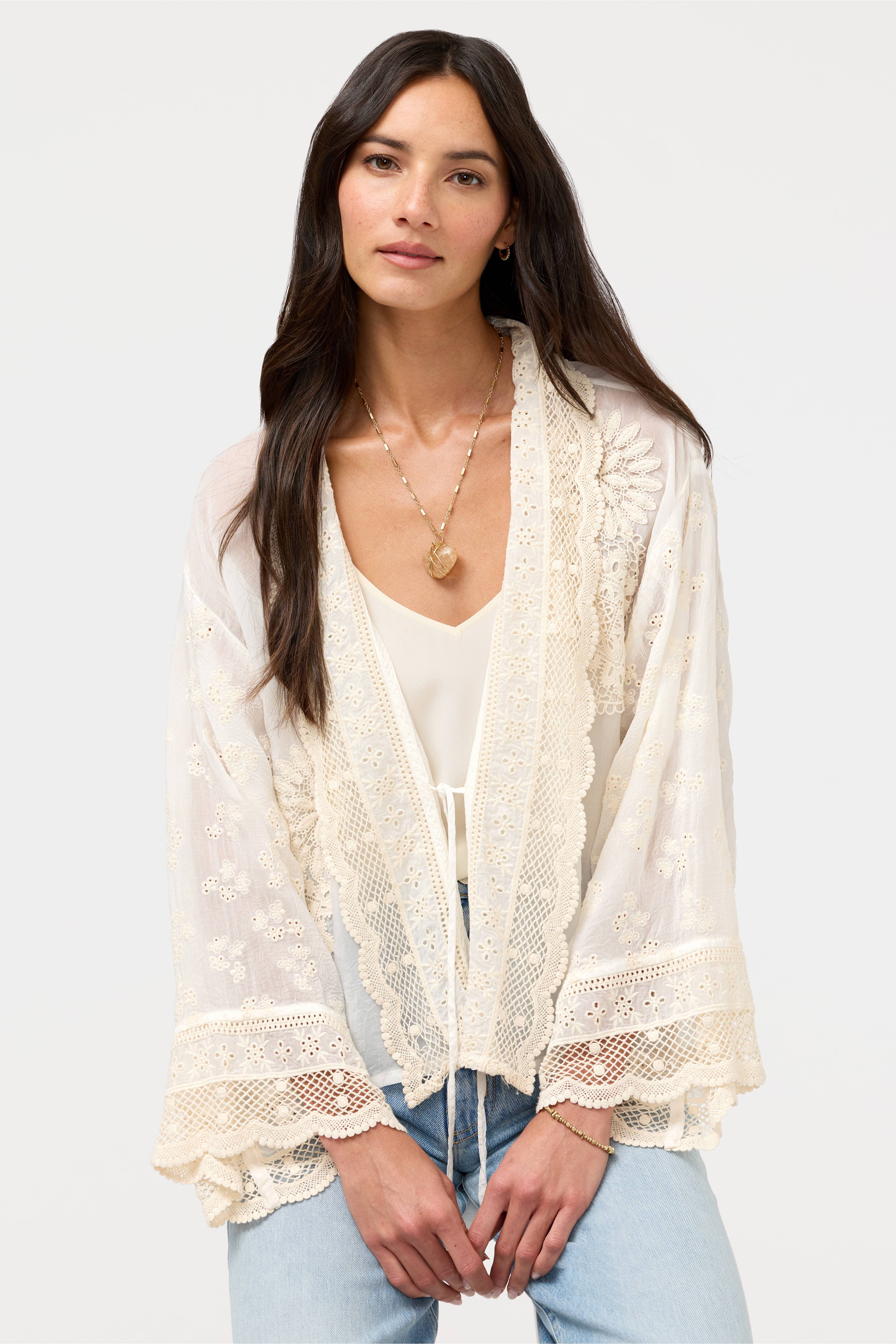 Sandra Patched Kimono Natural