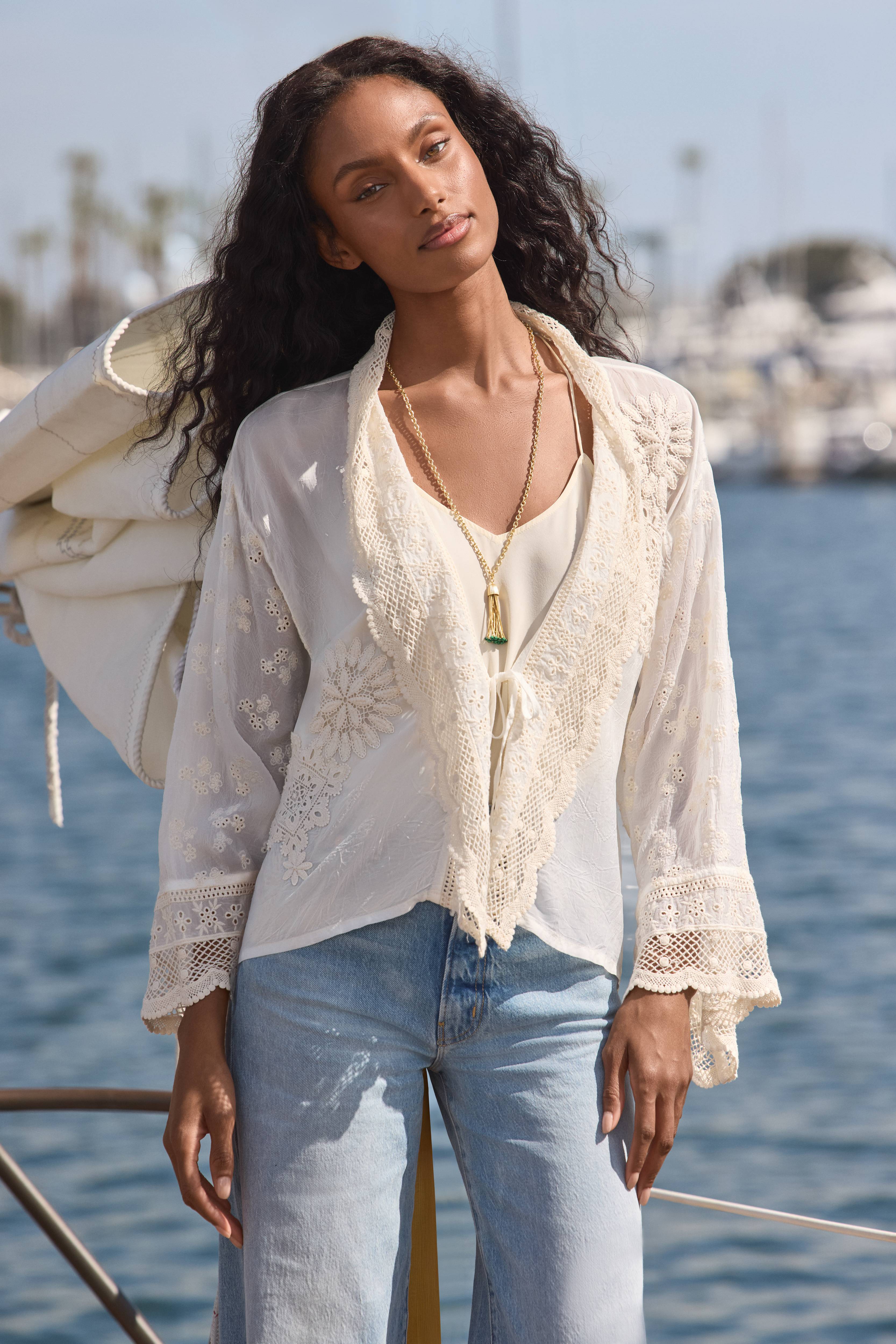 Sandra Patched Kimono Natural
