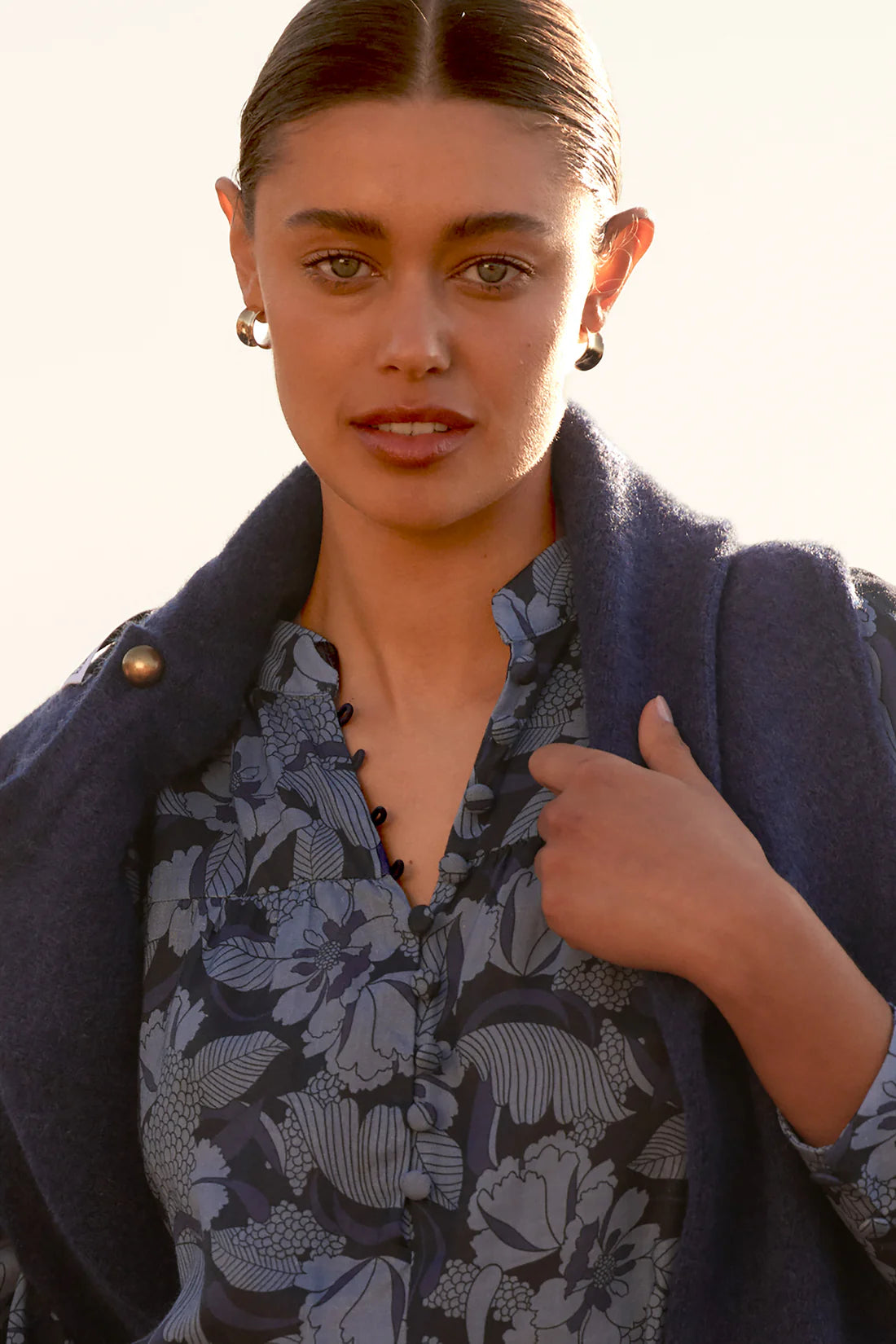 Vesper Dress Blue Print