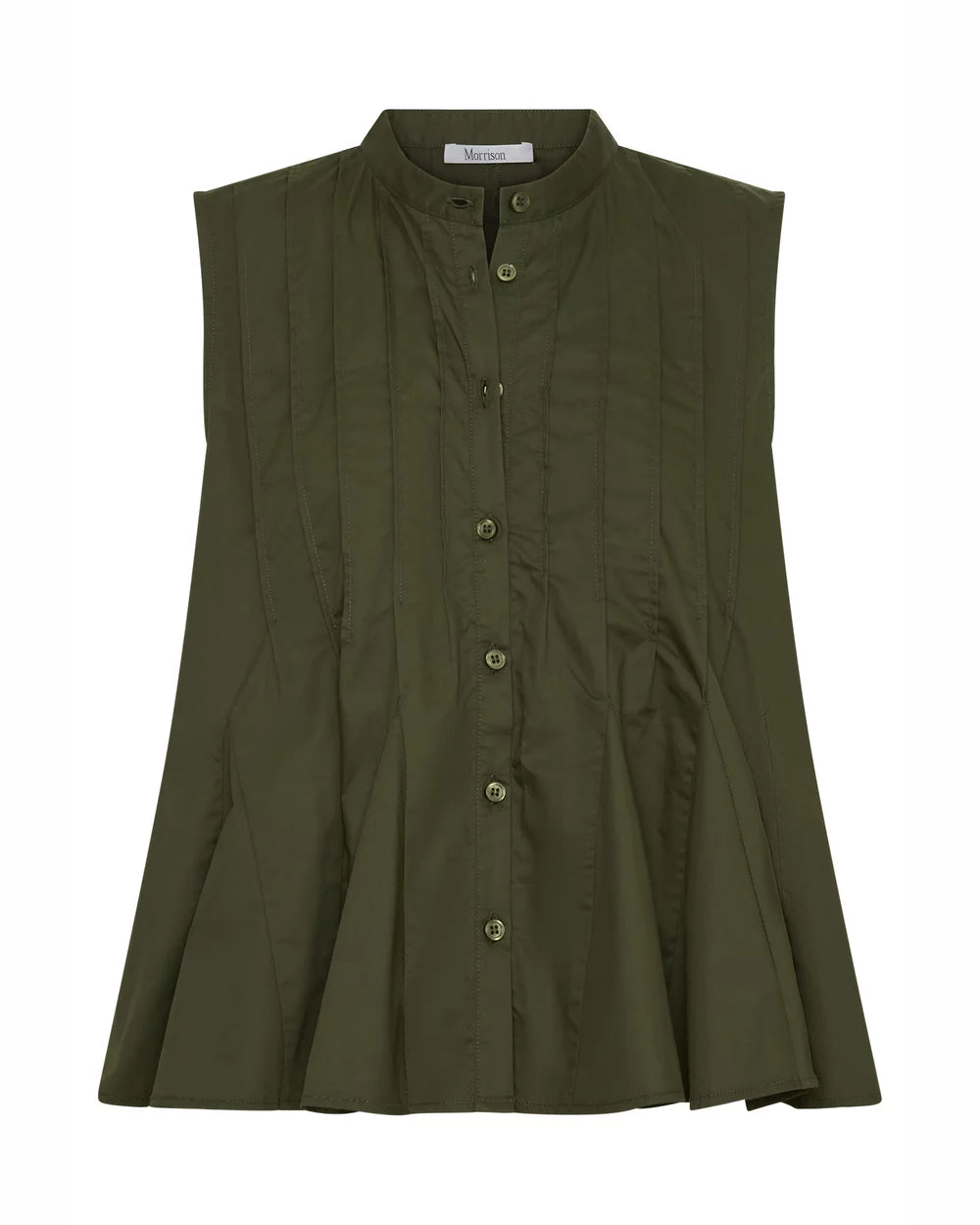Devin Pintuck Shirt Olive