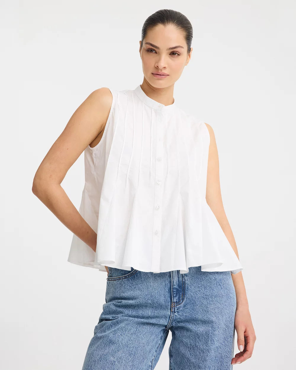 Devin Pintuck Shirt White