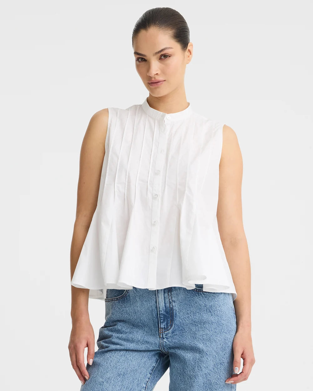 Devin Pintuck Shirt White