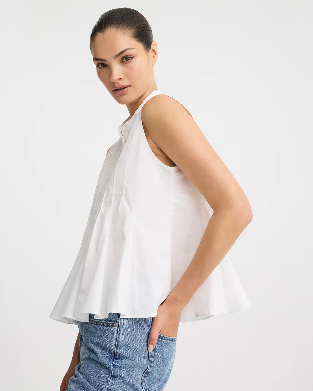 Devin Pintuck Shirt White