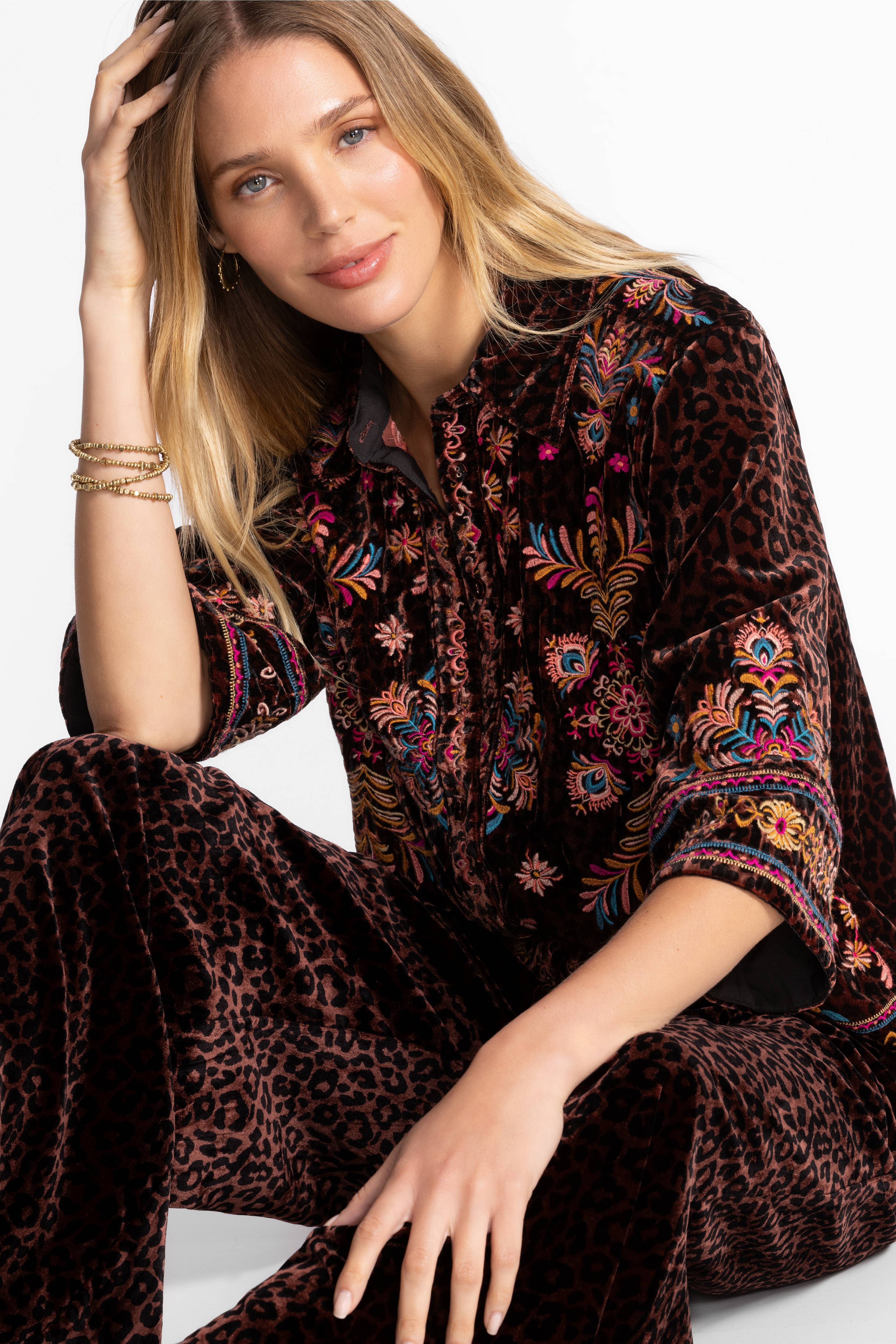 Kimono Sleeve Shirt - Brandi