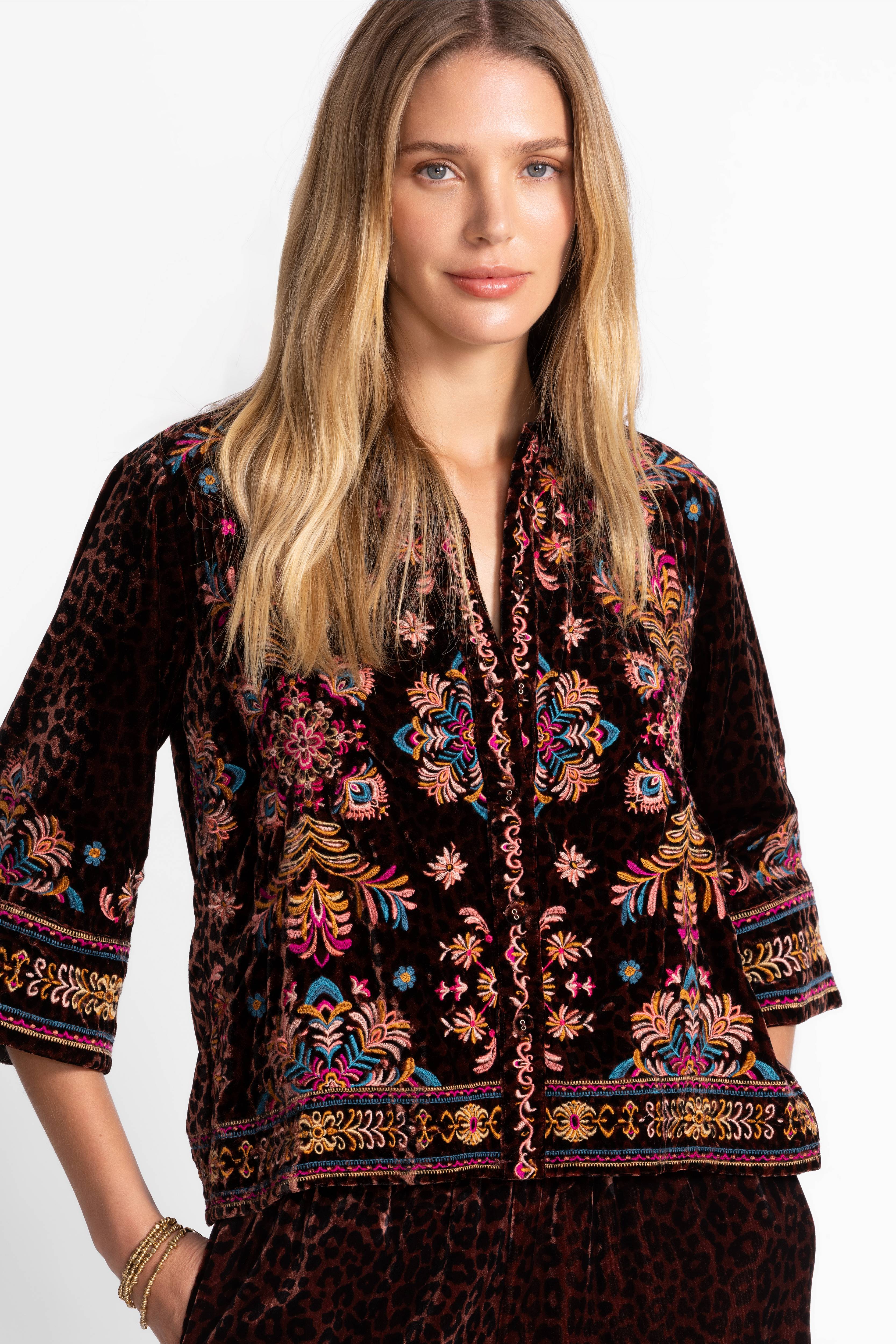 Kimono Sleeve Shirt - Brandi