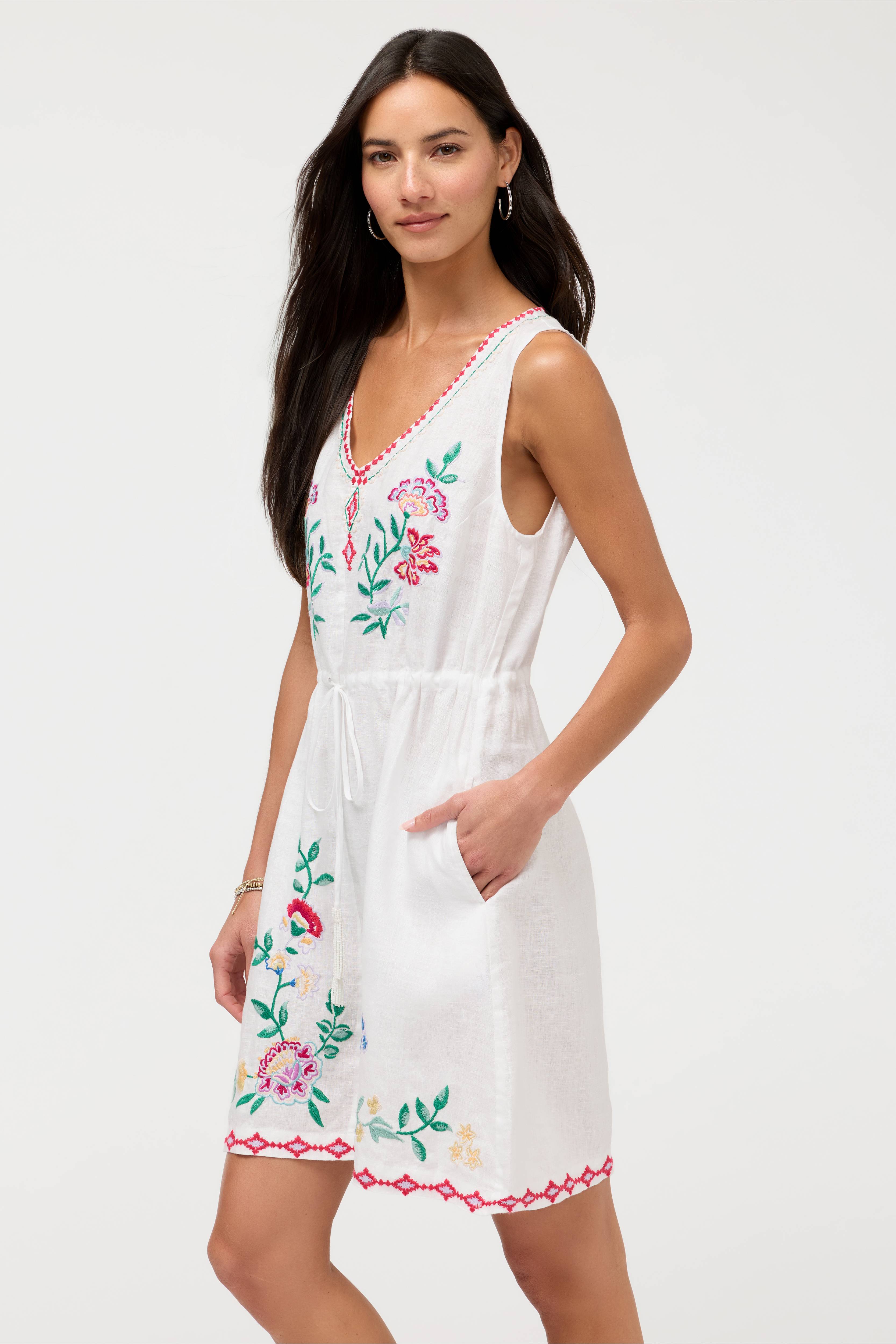 Drawstring Tank Dress Sloane