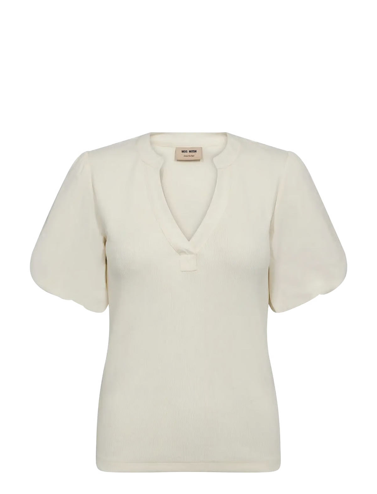 Jada V-SS Puff Tee Ecru
