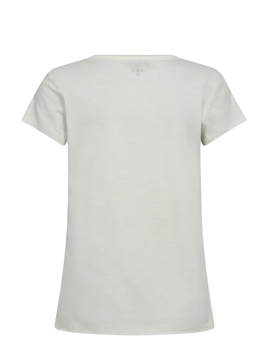 Sherri O-SS Glam Tee Ecru