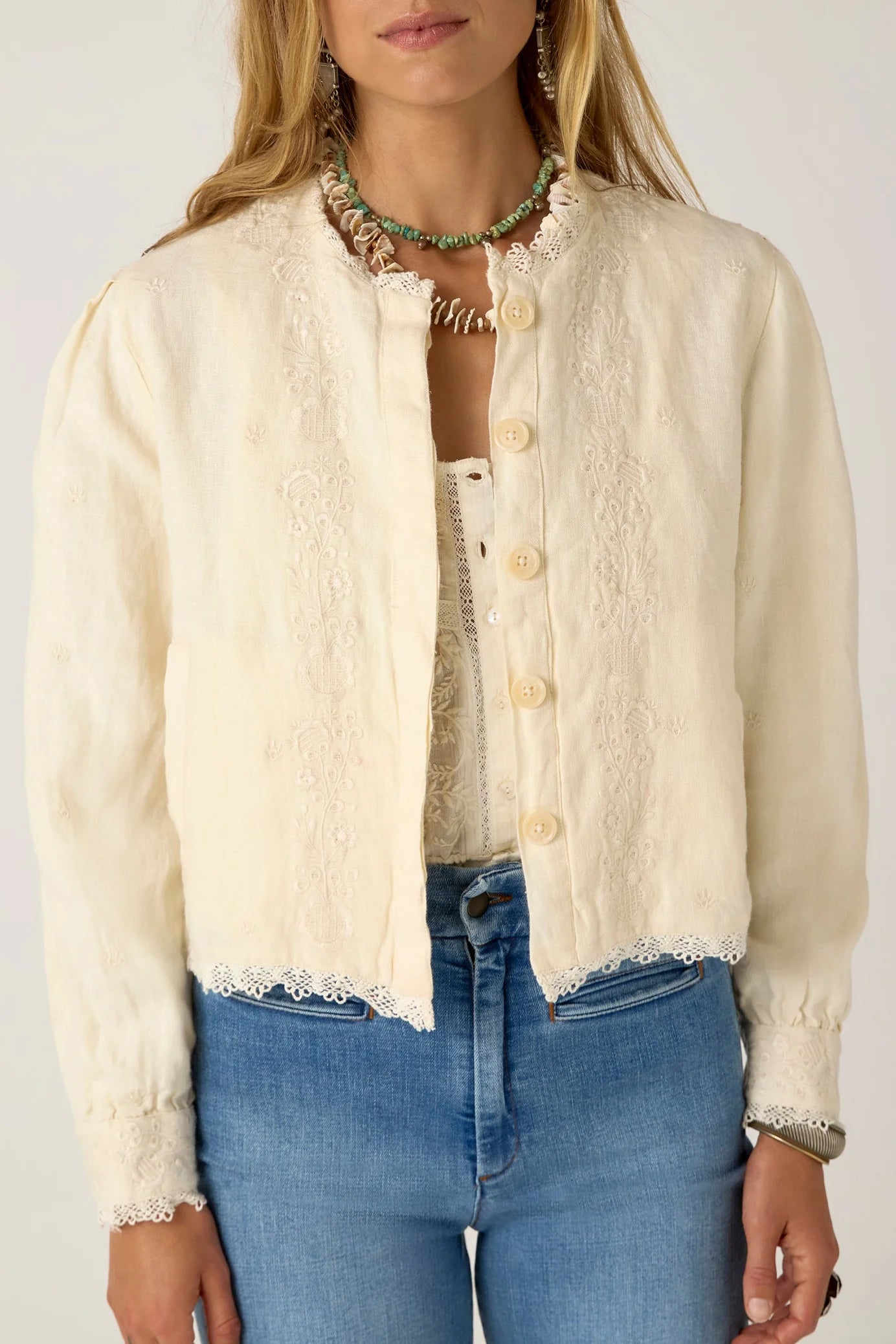 Otelo Jacket Linen Solstice
