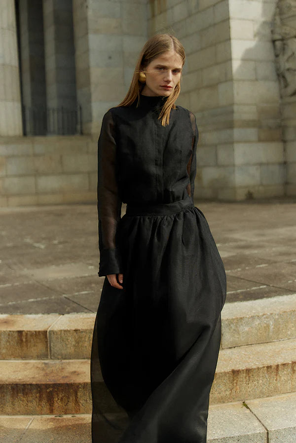 Melinda Maxi Skirt Black