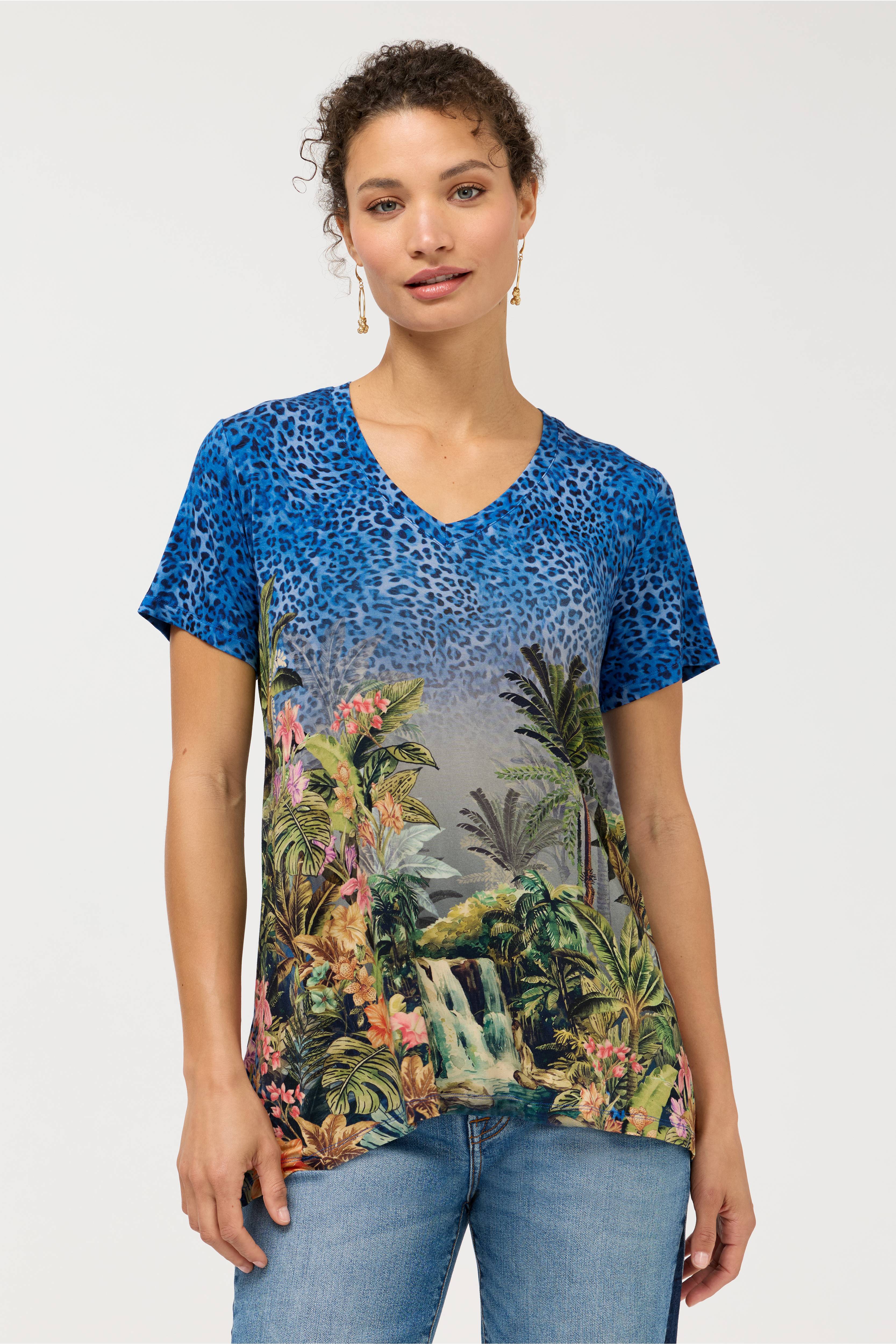 The Janie Favorite Drape Tee Meghann