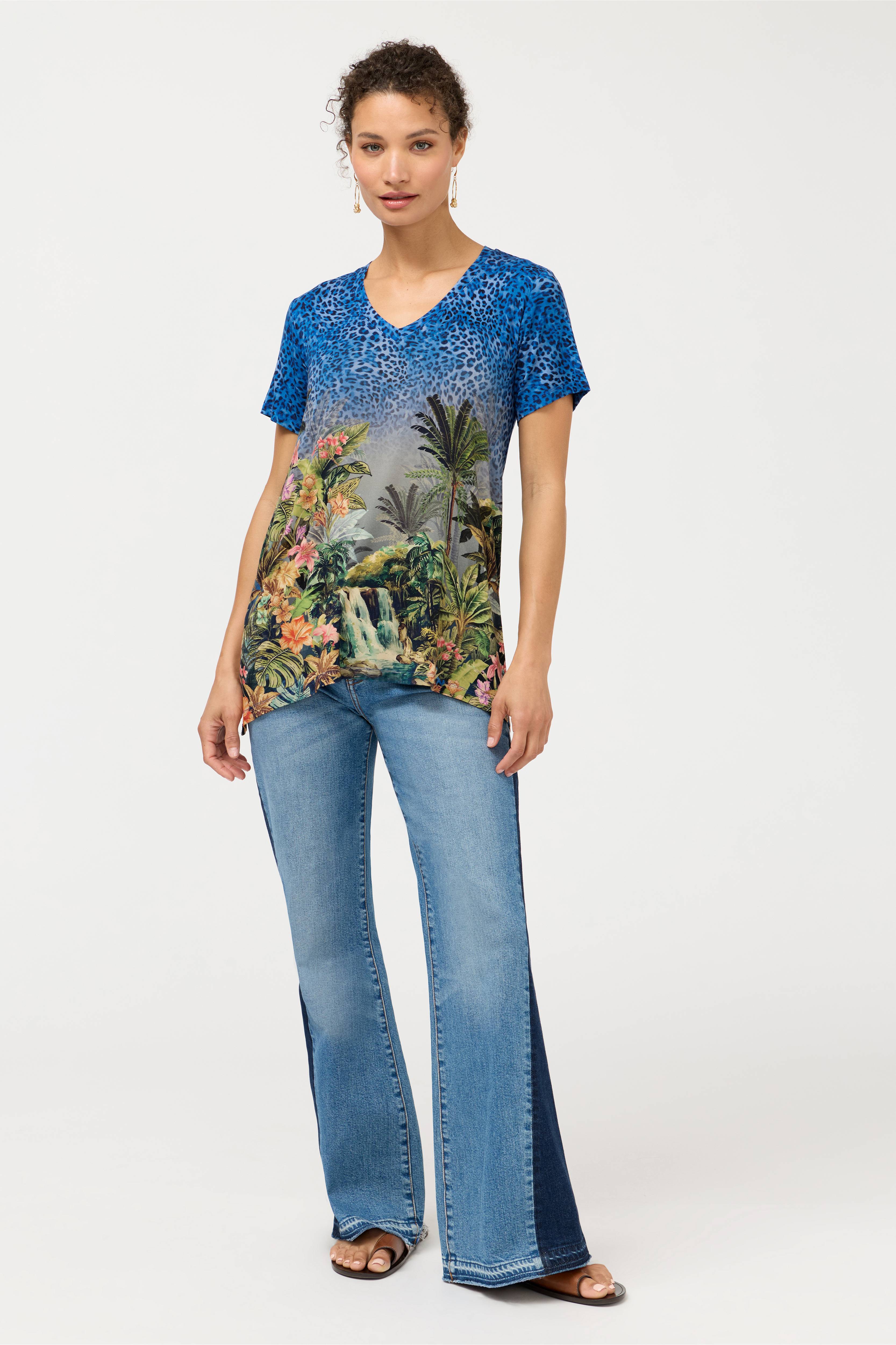 The Janie Favorite Drape Tee Meghann