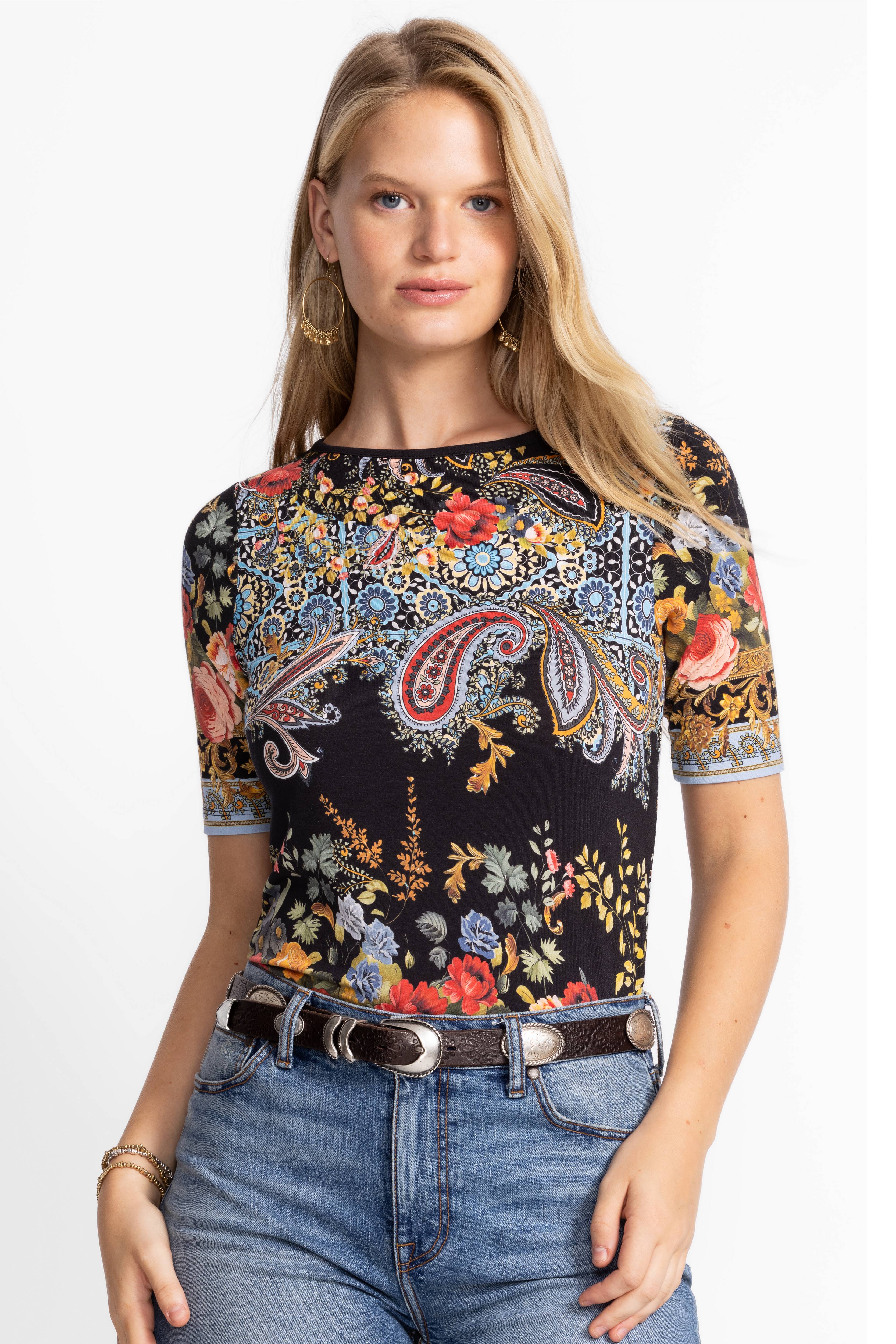 The Janie Favourite Boat Neck Tee Leto