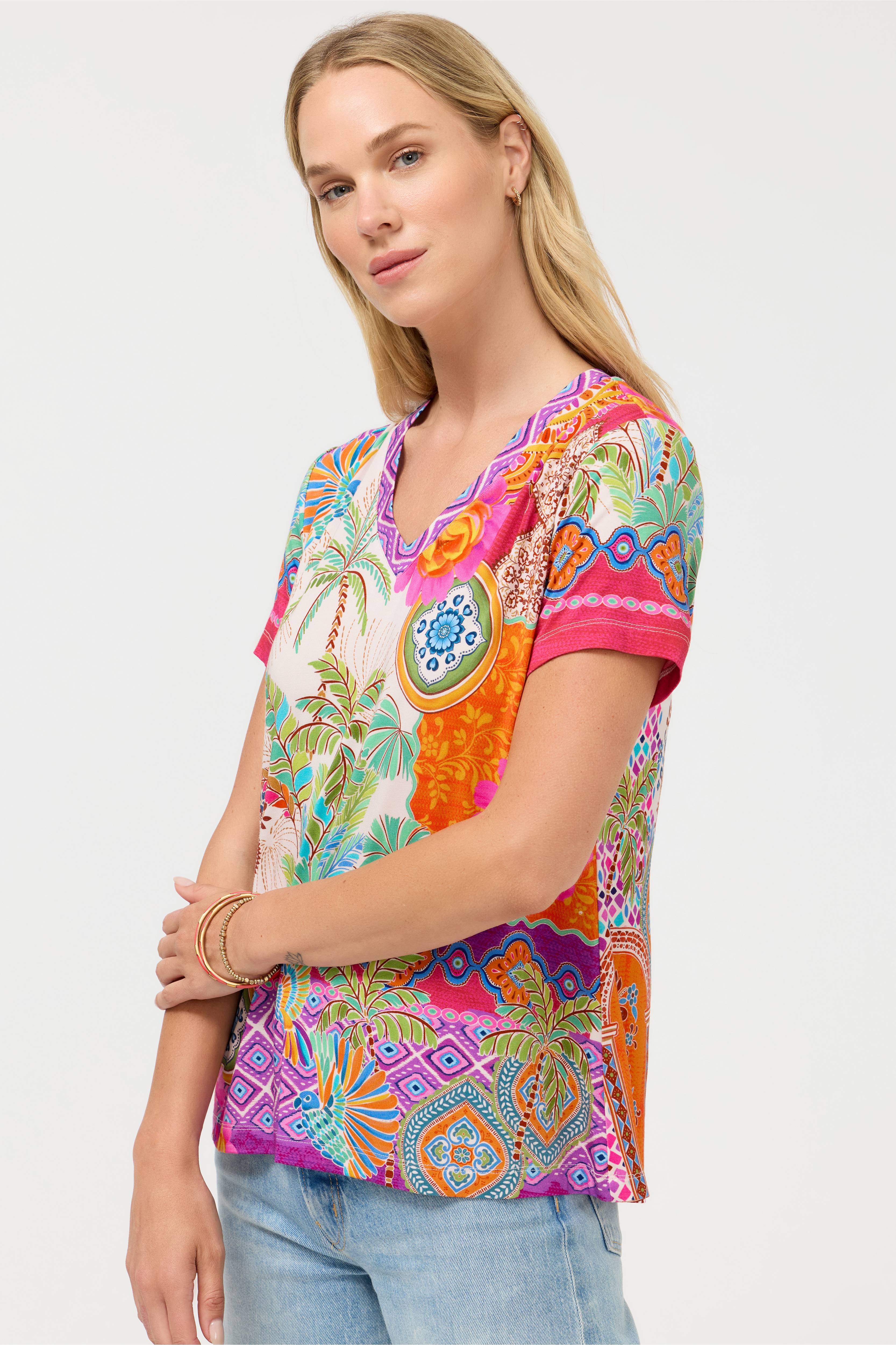 The Janie Favourite Short Sleeve V-Neck