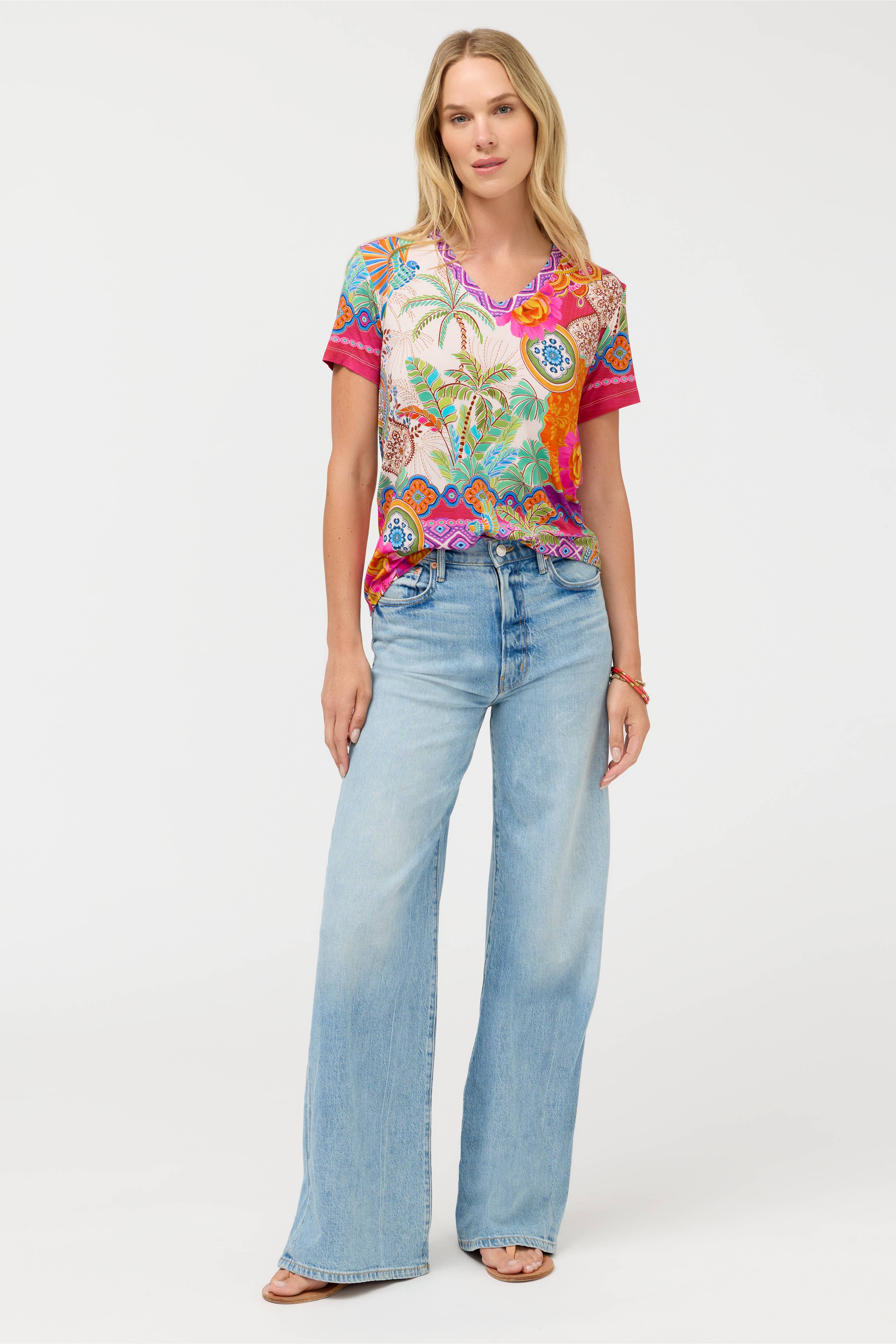The Janie Favourite Short Sleeve V-Neck